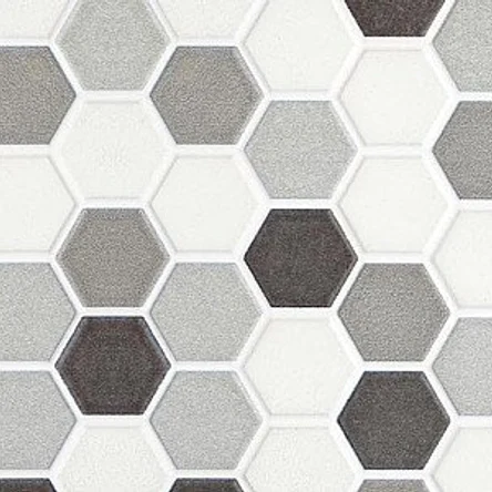 Фартук для кухни «Монохромные соты»