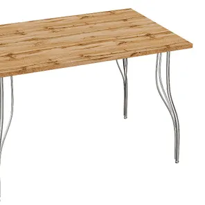 Стол обеденный прямоугольный TLC-1.2 (ОС-12) Wotan Oak 2S