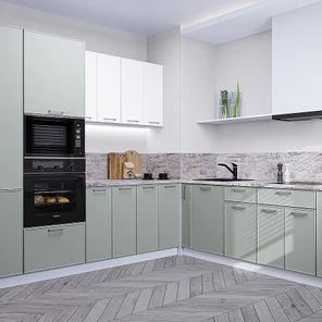 Квадро-02 Белый/Аквамарин