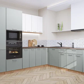 Квадро-02 Белый/Аквамарин