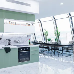 Фьюжн-01 Silky Mint/Silky White