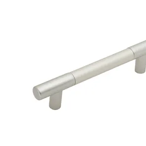 Ручка рейлинг мебельная С-15Металлик