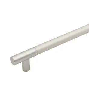 Ручка рейлинг мебельная С-15Металлик