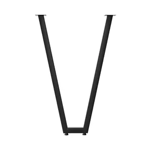 Подстолье Лофт V-образное регулируемое Черный муар