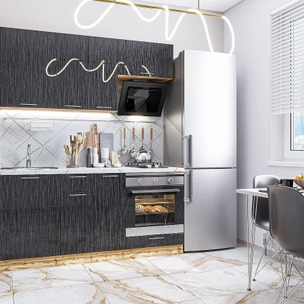 Валерия-М-06 Черный металлик дождь