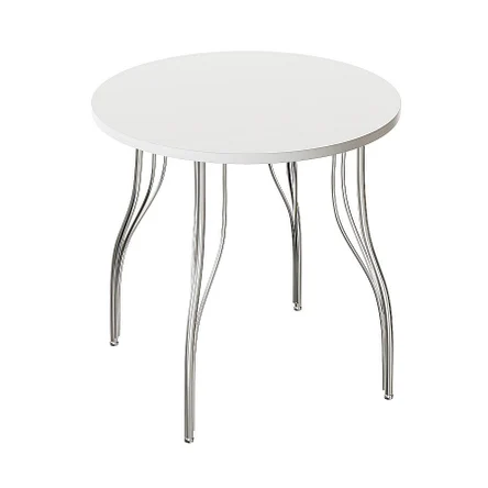 Стол обеденный круглый TLC-2.2 (ОС-12) White In 2S