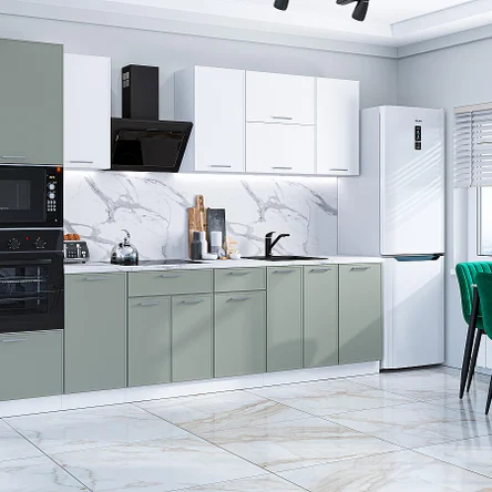 Квадро-01 Белый/Аквамарин