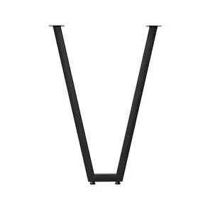 Подстолье Лофт V-образное регулируемое Черный муар