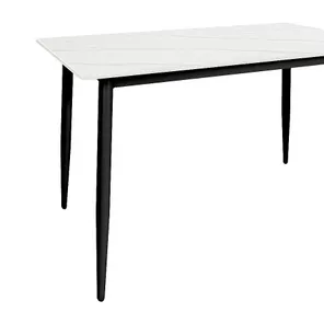 Стол Uni-Form-S2.2B SBlack/White Matt Marble