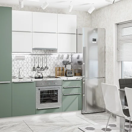 Фьюжн-06 Silky White/Silky Mint