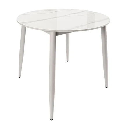 Стол Uni-Form-R.2B SGrey/White Gloss Marble