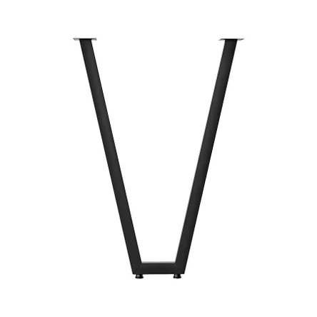 Подстолье Лофт V-образное регулируемое Черный муар