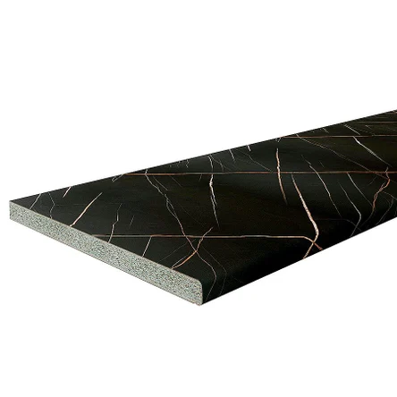 Столешница Hard-38U Прямая Пирит темный